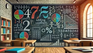 جمع الأعداد النسبية وطرحها