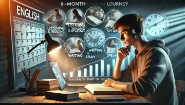 جدول مذاكرة لمدة 6 شهور في تعليم اللغة الإنجليزية