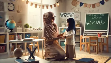 معلمة تأسيس ابتدائي الدمام