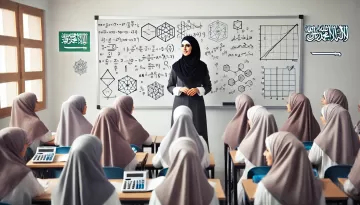 معلمة رياضيات أول ثانوي