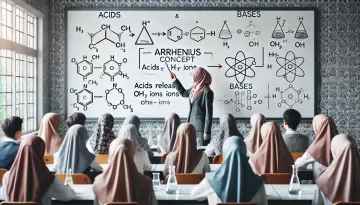 شرح مفهوم أرهينيوس للحموض والقواعد