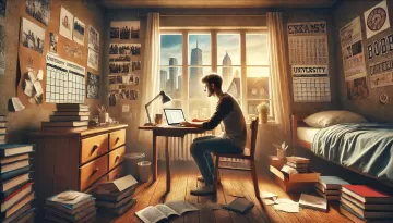 قصة حياة طالب جامعي