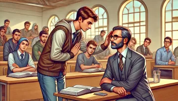 قصة طالب جامعي استأذن من الدكتور