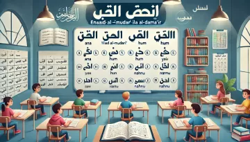 مُحاكاةُ نَمَطِ إِسْنادِ الْفِعْلِ الْمُضارِعِ إِلى الضَّمائِرِ