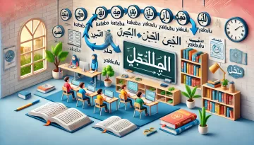 محاكاة تحويل الفعل الماضي إلى مضارع