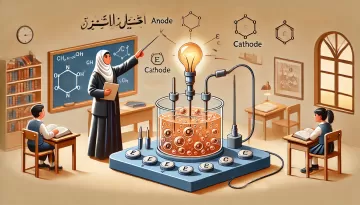 شرح درس التحليل الكهربائي لمصاهير المواد الأيونية