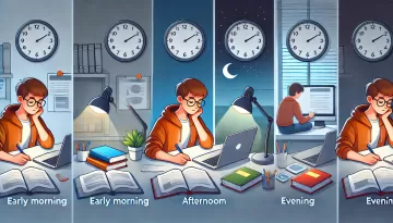 أفضل وقت للمذاكرة في الثانوية العامة