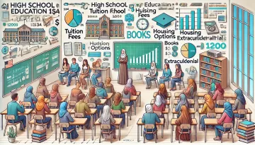 تكاليف دراسة الثانوية في أمريكا