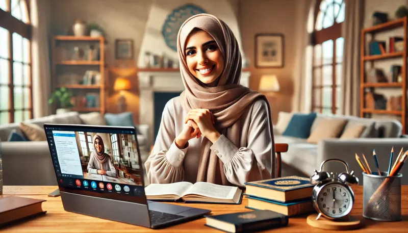 معلمة خصوصي أونلاين