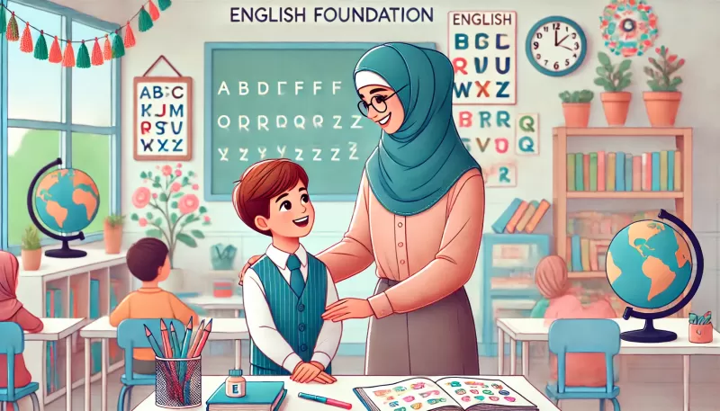 معلمة تأسيس لغة انجليزية: بناء مهارات اللغة منذ الصغر