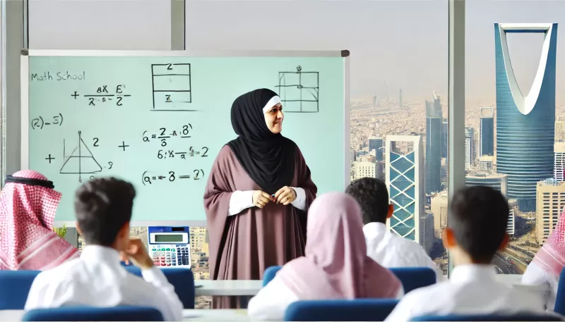 معلمة رياضيات ثانوي جدة
