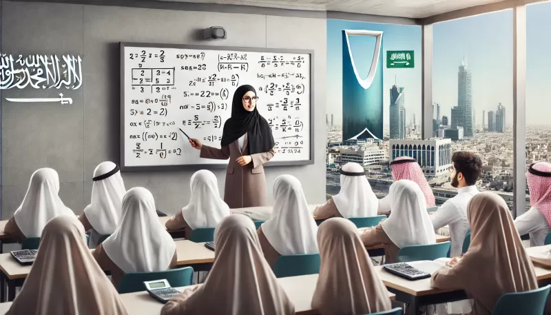 معلمة رياضيات ثانوي بالرياض
