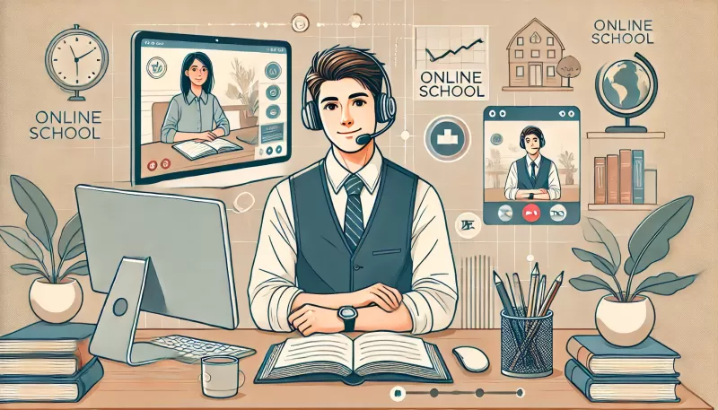 مدرسة عن بعد