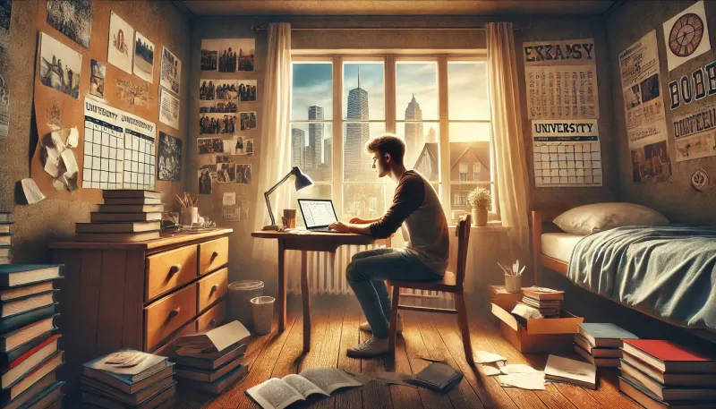 قصة حياة طالب جامعي