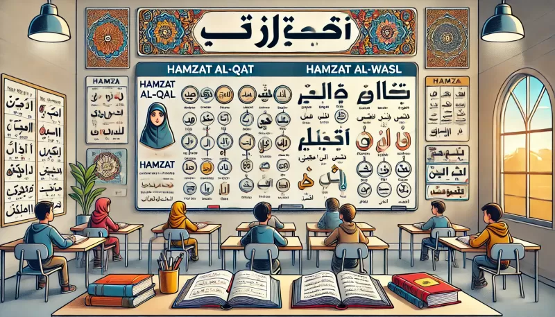 شرح هَمْزَتا الْقَطْعِ وَالْوَصْلِ