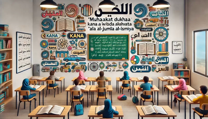 مُحاكاةُ نَمَطِ دُخولِ كانَ أو إحدى أخواتِها على الجملة الاسمية