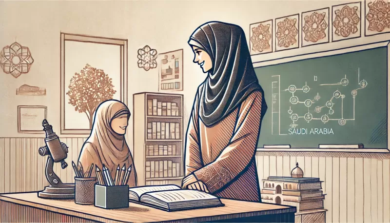 أفضل معلمة في الداير