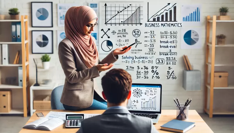 أسئلة رياضيات الأعمال: كيف تتقن المفاهيم المالية والاقتصادية؟