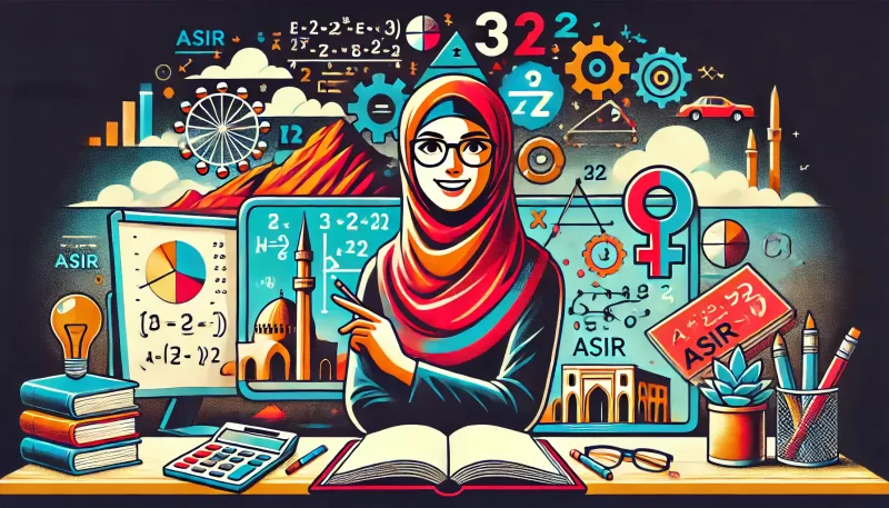 أفضل معلمة رياضيات في عسير