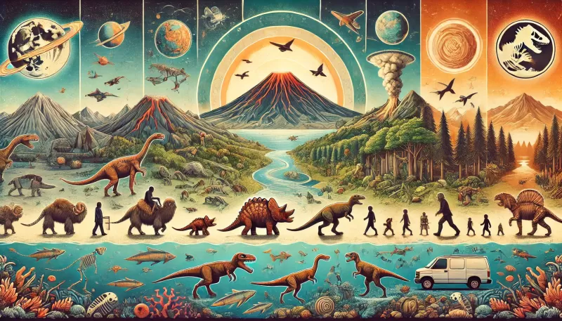 تطور الأرض عبر الأزمنة