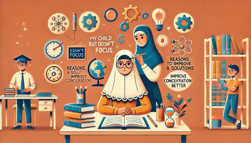 ابني ذكي ولكنه لا يركز