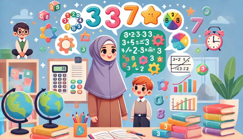 عبارات عن الرياضيات للأطفال